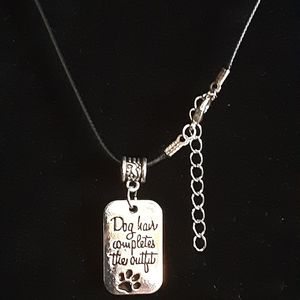 SILVER STAINLESS STEEL DOG TAG